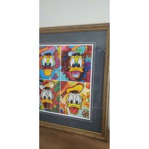 Walt Disney Mickey Donald Duck Goofy Suite Of 4 Giclee Peter Max art serigraph 3